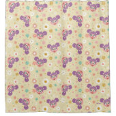 アビーカダビー |花の顔 シャワーカーテン (正面)