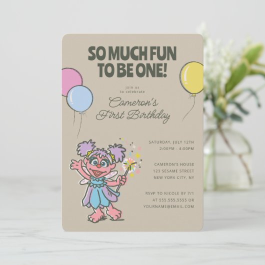 アビーカダビー | 1つのおもしろいになるには非常に多くの誕生日 招待状 (スタンド正面)