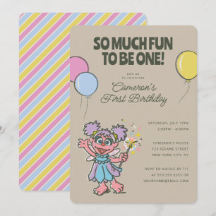 アビーカダビー   1つのおもしろいになるには非常に多くの誕生日 招待状