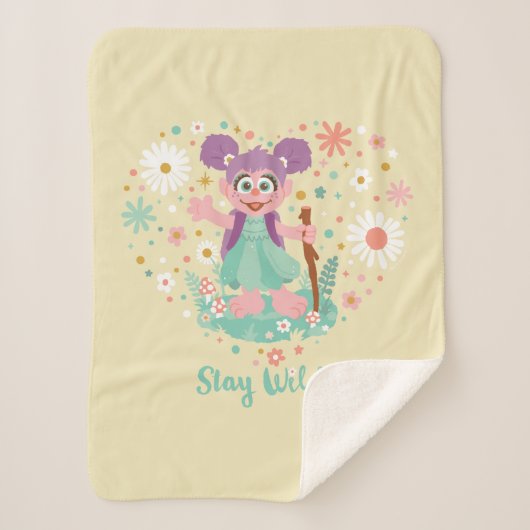 アビーカダビー | Stay Wild シェルパブランケット (正面)