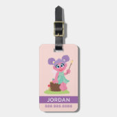 アビーキャダビートーストマーシュマロ ラゲッジタグ (正面縦)