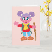 アビーキャダビーハイキング カード (黄色い花)