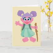 アビーキャダビーハイキング カード (黄色い花)