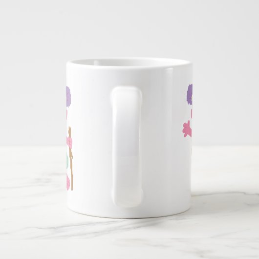 アビーキャダビーハイキング ジャンボコーヒーマグカップ (裏面)