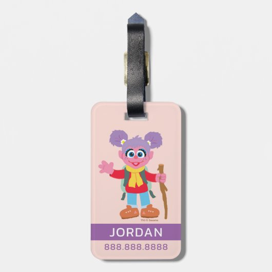 アビーキャダビーハイキング |情報の追加 ラゲッジタグ (裏面縦)