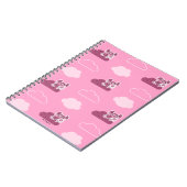 アビードードリー雲のパターン ノートブック (左側)