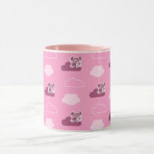 アビードードリー雲のパターン マグカップ (中央)