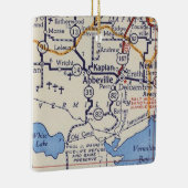 アビービルヴィンテージの地図 セラミックオーナメント (右)