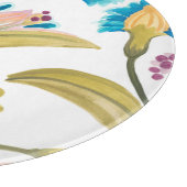 アビーフローラタイル – 春の花 カッティングボード (角)