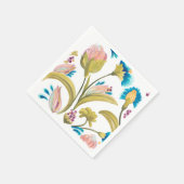 アビーフローラタイル – 春の花 スタンダードカクテルナプキン (角)