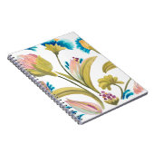 アビーフローラタイル – 春の花 ノートブック (右側)