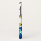 アビーフローラタイル – 青開花 Case-Mate iPhoneケース (裏面/左)