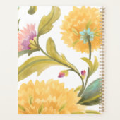 アビーフローラタイル – 黄色い花 プランナー手帳 (裏面)