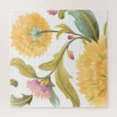 アビーフローラタイル – 黄色の花 ジグソーパズル (縦)