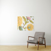 アビーフローラタイル – 黄色の花 タペストリー (インサイチュ(横))