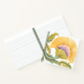 アビーフローラタイル – 黄 ノートブック (内部)