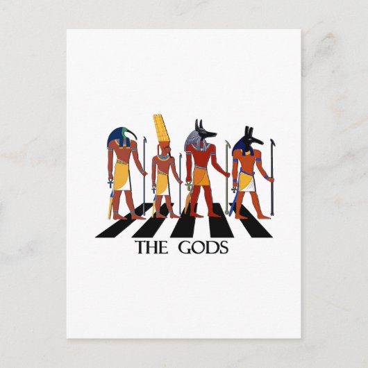 アビーロードの神々 ポストカード (正面)