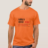 アビーロードロンドン通り標識 Tシャツ (正面)