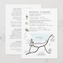 アビー専用 カスタムマップ招待状 封入カード エンクロージャーカード