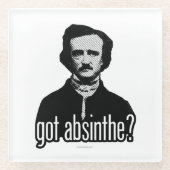 アビー得シン？ガラスのコースター ガラスコースター (正面)