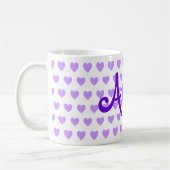 アビー・イン・パープル コーヒーマグカップ (左)