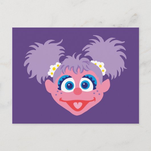 アビー・カダビーの顔 ポストカード (正面)
