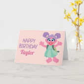 アビー・カダビー・ウッドランド | お誕生日おめでとう カード (黄色い花)