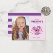 アビー・カダビー バレンタイン ハート グラフィック ノートカード (正面/裏面インサイチュ)