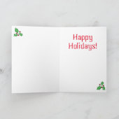 アビー、クリスマス子猫グリーティングカード シーズンカード (内部)