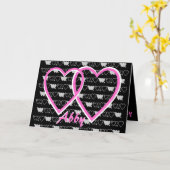 アビーBデイカード カード (黄色い花)