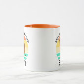 アビ最高のシニアンパパエバー マグカップ (中央)