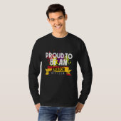 アビ誇りを持ったエーター市民キャリア労働者の労働者 Tシャツ (正面フル)