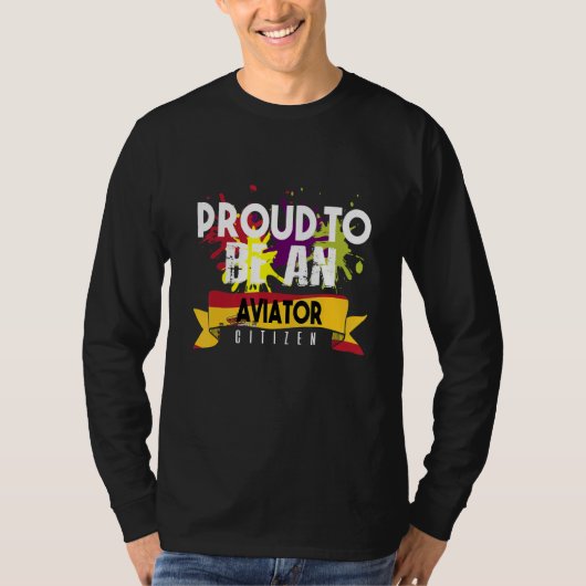 アビ誇りを持ったエーター市民キャリア労働者の労働者 Tシャツ (正面)