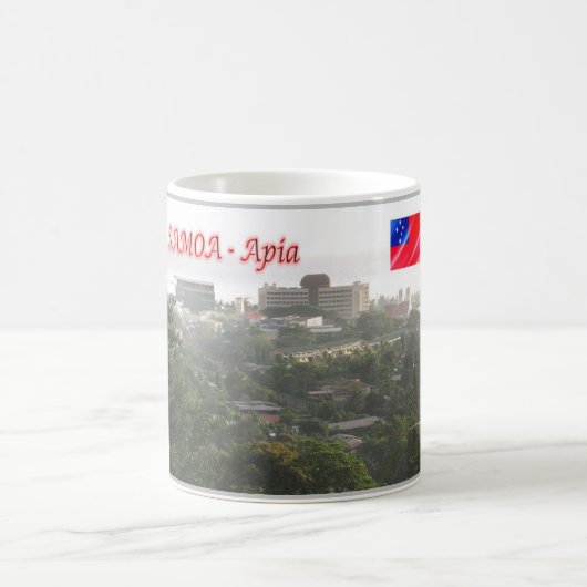 アピアウポロ – サモア –  コーヒーマグカップ (中央)