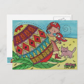 アピサンカサプライズウクライナフォークアート ポストカード (正面/裏面)