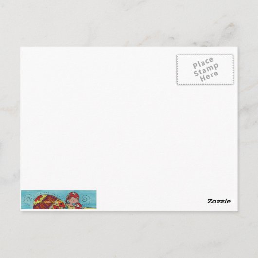 アピサンカサプライズウクライナフォークアート ポストカード (裏面)