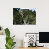 アピストキ秋とピークアットグレイシャナショナルパーク ポスター (ホームオフィス)