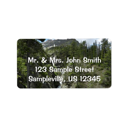 アピストキ秋とピークアットグレイシャナショナルパーク ラベル (正面)