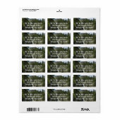 アピストキ秋とピークアットグレイシャナショナルパーク ラベル (フルシート)