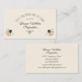 アピラエレガントタイポグラフィハニービーキーパー 名刺 (正面/裏面)