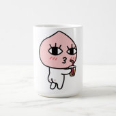 アピーチとアイスコーヒー コーヒーマグカップ (中央)