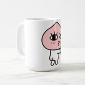 アピーチとアイスコーヒー コーヒーマグカップ (正面左)