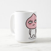 アピーチのほほ笑み コーヒーマグカップ (正面左)