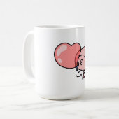 アピーチバルーン コーヒーマグカップ (正面左)