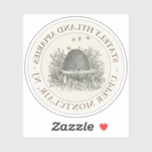 アピールカーデカールスケップオン淡い色のアイボリー シール (シート)