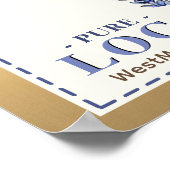 アピールネームファーマーズマーケット金ゴールドローカルハニー ポスター (角)