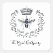 アピールハニーエレガントビークラウンローレルビーキーパー スクエアシール (正面)