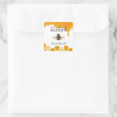 アピールハニーファームの瓶ラベル スクエアシール (バッグ)