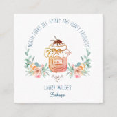 アピールビーハニージャーフローラ スクエア名刺 (正面)