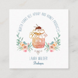 アピールビーハニージャーフローラ スクエア名刺